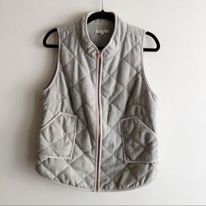 41 Hawthorne Stitch Fox Herringbone Puffer Vest